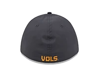 Tennessee Volunteers Graphite and Black Roper New Era 39THIRTY M-Crown Stretch Fit Hat