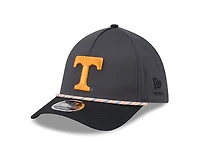 Tennessee Volunteers Graphite and Black Roper New Era 39THIRTY M-Crown Stretch Fit Hat