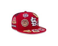 St. Louis Cardinals Patches All Over New Era 59FIFTY Fitted Hat
