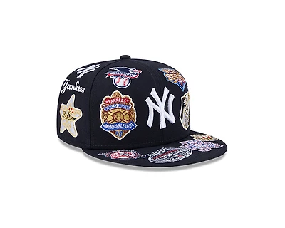 New York Yankees Patches All Over Era 59FIFTY Fitted Hat