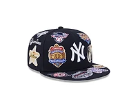 New York Yankees Patches All Over Era 59FIFTY Fitted Hat