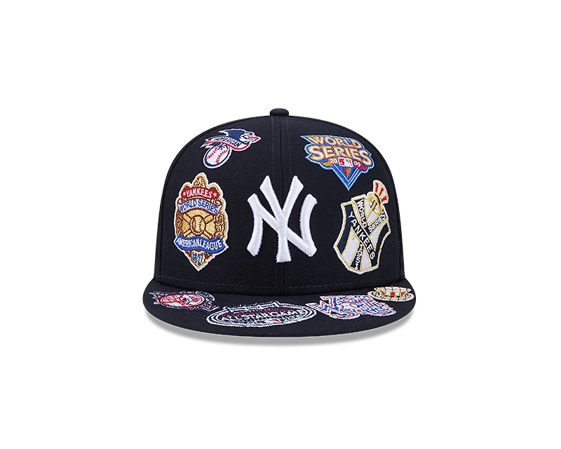 New York Yankees Patches All Over Era 59FIFTY Fitted Hat