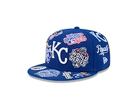 Kansas City Royals Patches All Over New Era 59FIFTY Fitted Hat