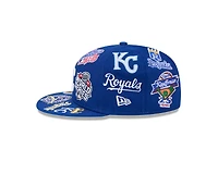 Kansas City Royals Patches All Over New Era 59FIFTY Fitted Hat