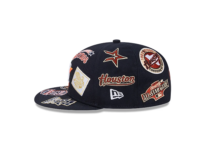 Houston Astros Patches All Over New Era 59FIFTY Fitted Hat