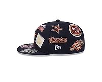 Houston Astros Patches All Over New Era 59FIFTY Fitted Hat