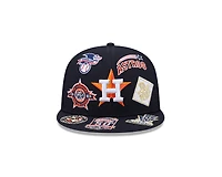 Houston Astros Patches All Over New Era 59FIFTY Fitted Hat