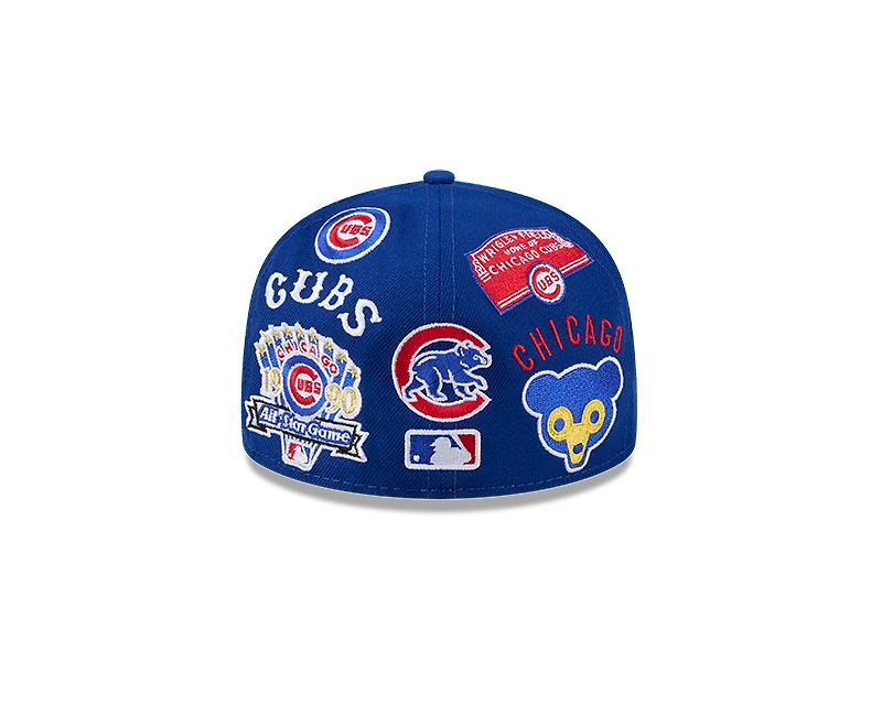 Chicago Cubs Patches All Over New Era 59FIFTY Fitted Hat