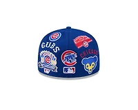 Chicago Cubs Patches All Over New Era 59FIFTY Fitted Hat