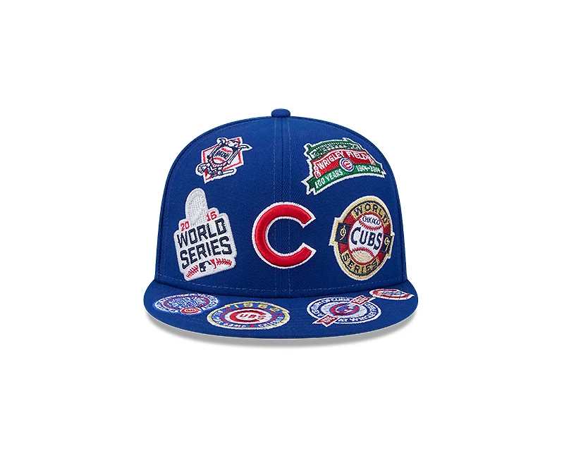 Chicago Cubs Patches All Over New Era 59FIFTY Fitted Hat