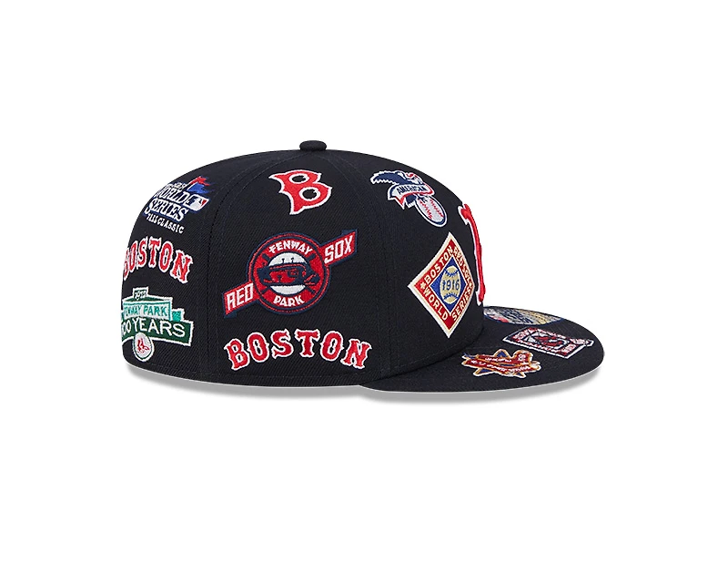 Boston Red Sox Patches All Over New Era 59FIFTY Fitted Hat