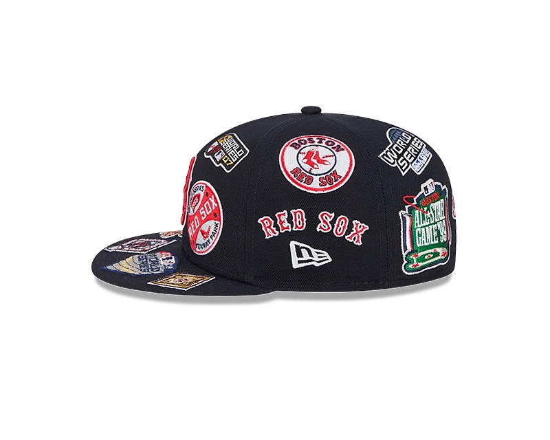Boston Red Sox Patches All Over New Era 59FIFTY Fitted Hat
