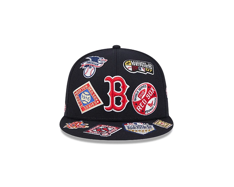 Boston Red Sox Patches All Over New Era 59FIFTY Fitted Hat