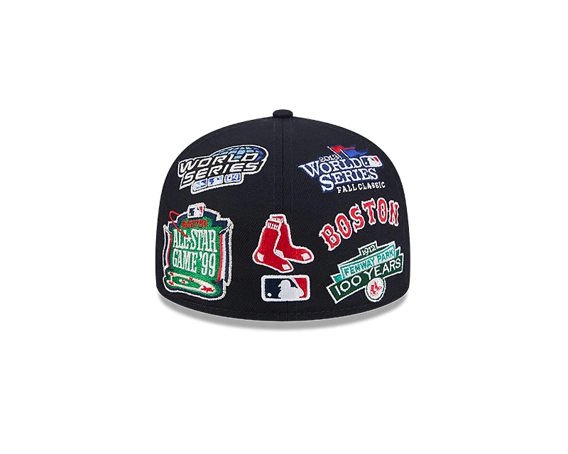 Boston Red Sox Patches All Over New Era 59FIFTY Fitted Hat