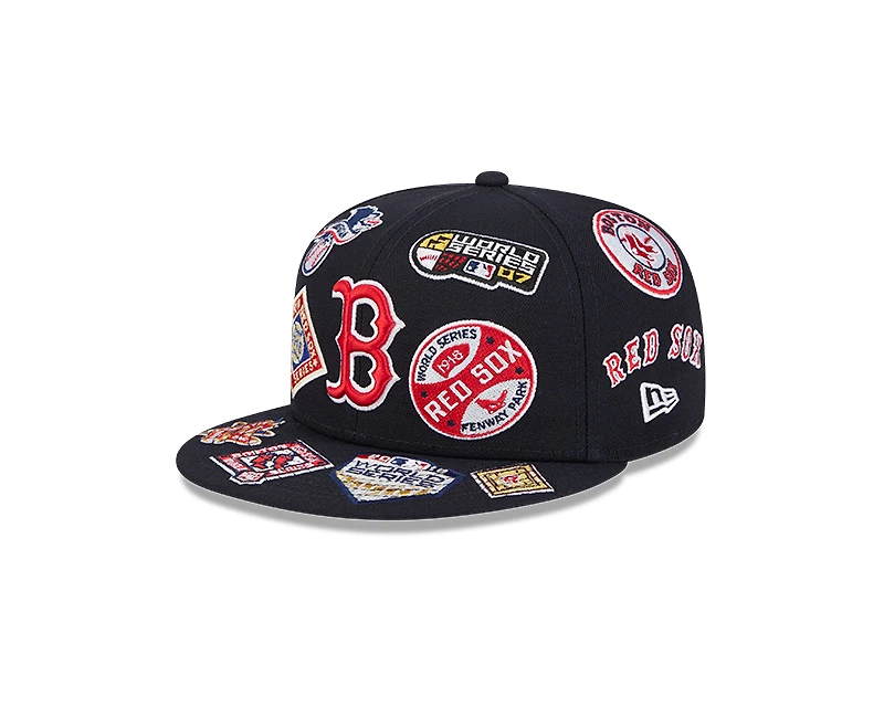 Boston Red Sox Patches All Over New Era 59FIFTY Fitted Hat