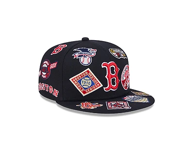 Boston Red Sox Patches All Over New Era 59FIFTY Fitted Hat