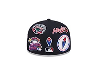 Atlanta Braves Patches All Over New Era 59FIFTY Fitted Hat
