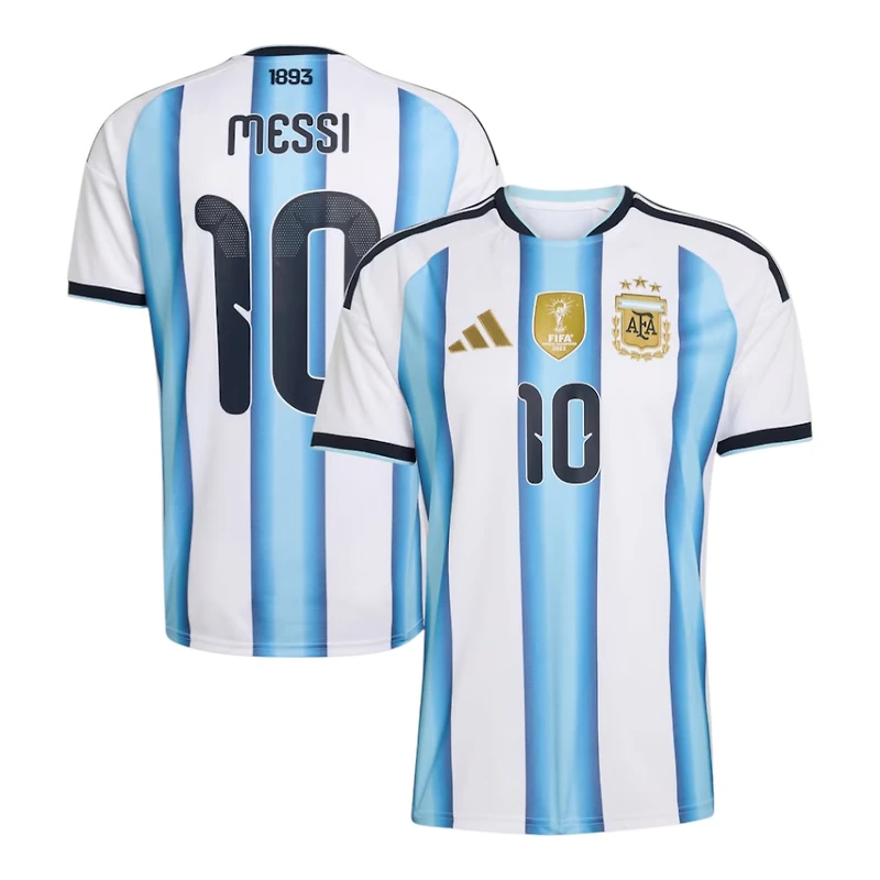 Argentina National Team Lionel Messi White 2026 FIFA X World Cup Home Adidas Jersey