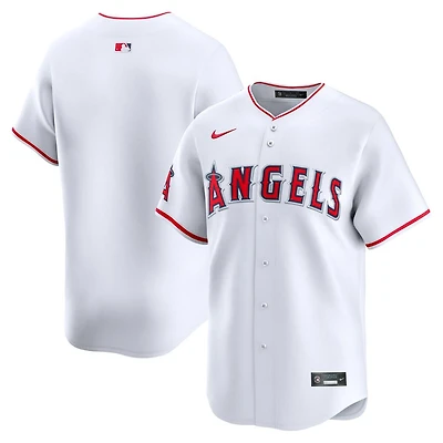 Los Angeles Angels White Home Blank Nike Limited Player Jersey