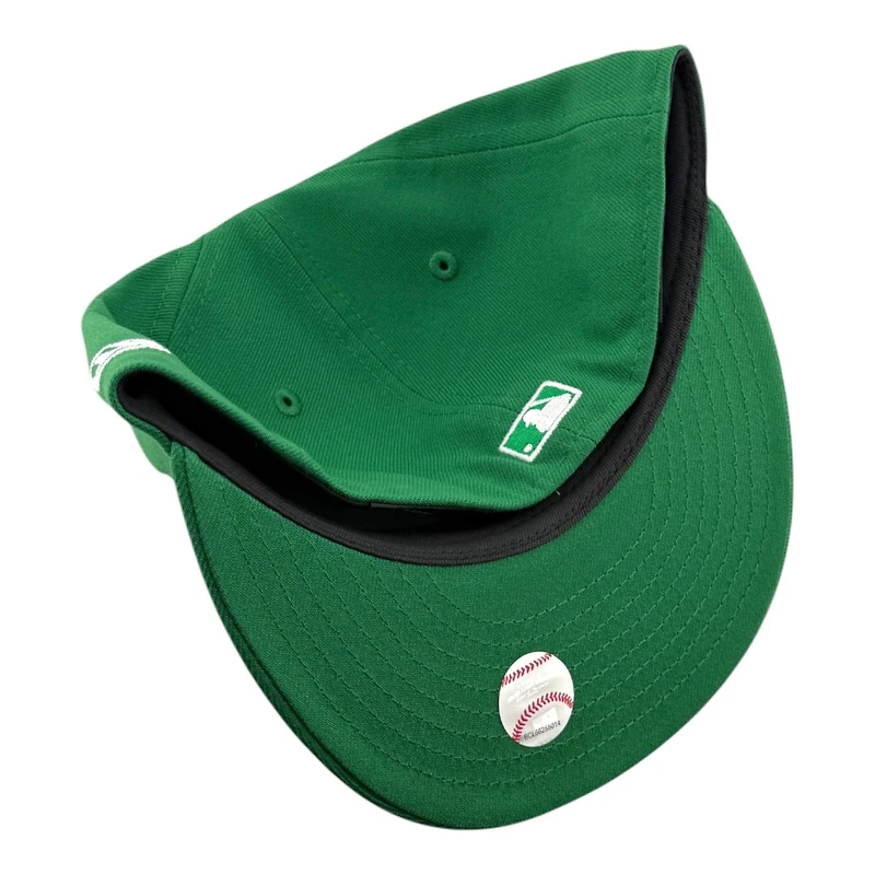 St. Louis Cardinals Green Logo White Outline "The Lou" Script Arch Side Patch UV New Era 59FIFTY Fitted Hat