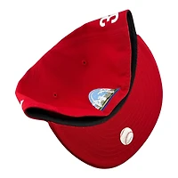 St. Louis Cardinals Red Logo White Outline with "The Lou" Script 314 Patch Arch Batterman UV New Era 59FIFTY Fitted Hat