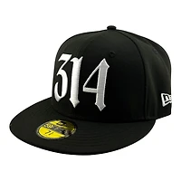 St. Louis Cardinals 314 Front Logo STL Side Patch Arch Batterman Red UV New Era 59FIFTY Fitted Hat