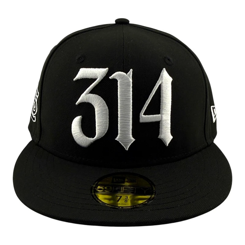 St. Louis Cardinals 314 Front Logo STL Side Patch Arch Batterman Red UV New Era 59FIFTY Fitted Hat