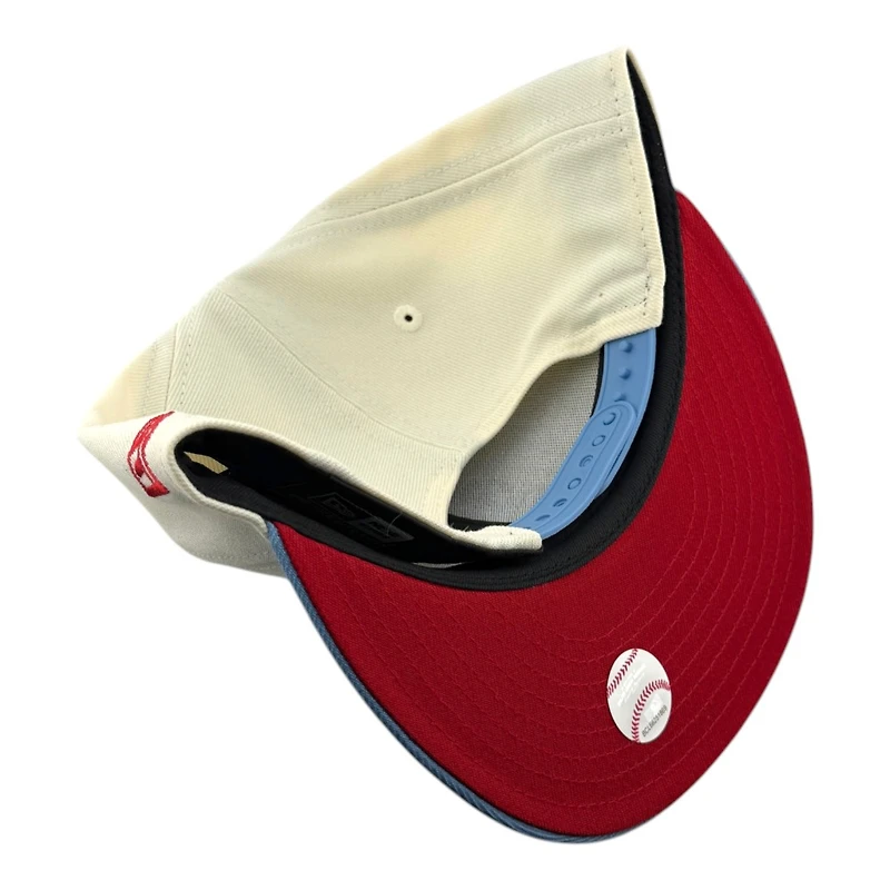 St. Louis Cardinals Chrome and Light Blue "The Lou" Arch Side Patch Red UV New Era 9FIFTY Snapback Hat