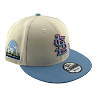 St. Louis Cardinals Chrome and Light Blue "The Lou" Arch Side Patch Red UV New Era 9FIFTY Snapback Hat