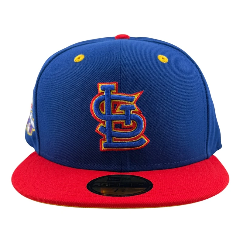 St. Louis Cardinals Royal Blue and Red 2009 All Star Game Yellow UV New Era 59FIFTY Fitted Hat