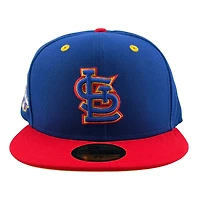 St. Louis Cardinals Royal Blue and Red 2009 All Star Game Yellow UV New Era 59FIFTY Fitted Hat
