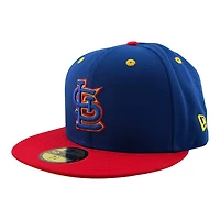 St. Louis Cardinals Royal Blue and Red 2009 All Star Game Yellow UV New Era 59FIFTY Fitted Hat