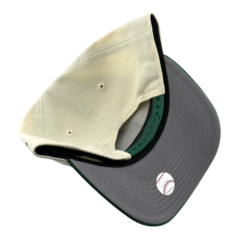 St. Louis Cardinals Chrome and Green 3 Leaf Clover New Era 9FIFTY A-Frame Snapback Hat