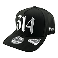 St. Louis Cardinals Black 314 Logo STL Side Patch New Era 9FIFTY A-Frame Snapback Hat