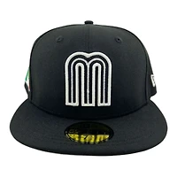Team Mexico Black and White 2026 "World Baseball Classic" WBC Gray UV New Era 59FIFTY Fitted Hat