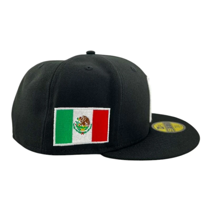 Team Mexico Black and White 2026 "World Baseball Classic" WBC Gray UV New Era 59FIFTY Fitted Hat