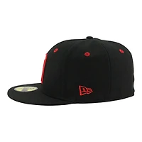 Team Mexico Black and Red 2026 World Baseball Classic WBC UV New Era 59FIFTY Fitted Hat