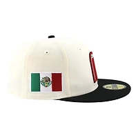 Team Mexico Chrome and Black 2026 World Baseball Classic WBC Gray UV New Era 59FIFTY Fitted Hat