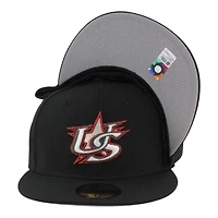 Team USA Black 2026 World Baseball Classic WBC Gray UV New Era 59FIFTY Fitted Hat
