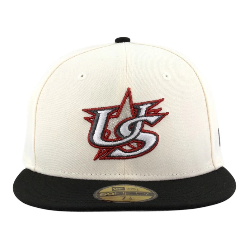 Team USA Chrome and Black 2026 World Baseball Classic WBC Gray UV New Era 59FIFTY Fitted Hat