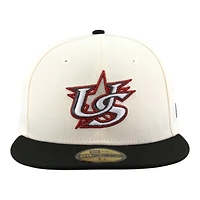 Team USA Chrome and Black 2026 World Baseball Classic WBC Gray UV New Era 59FIFTY Fitted Hat