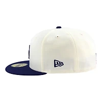 Los Angeles Dodgers Chrome and Royal Blue Back to Champs Patch USA Batterman New Era 59FIFTY Fitted Hat