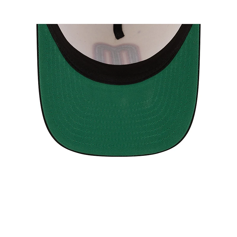 Mexico Chrome and Black 2Tone Red Outline with Mexico Flag Patch New Era 9FIFTY A-Frame Snapback Hat