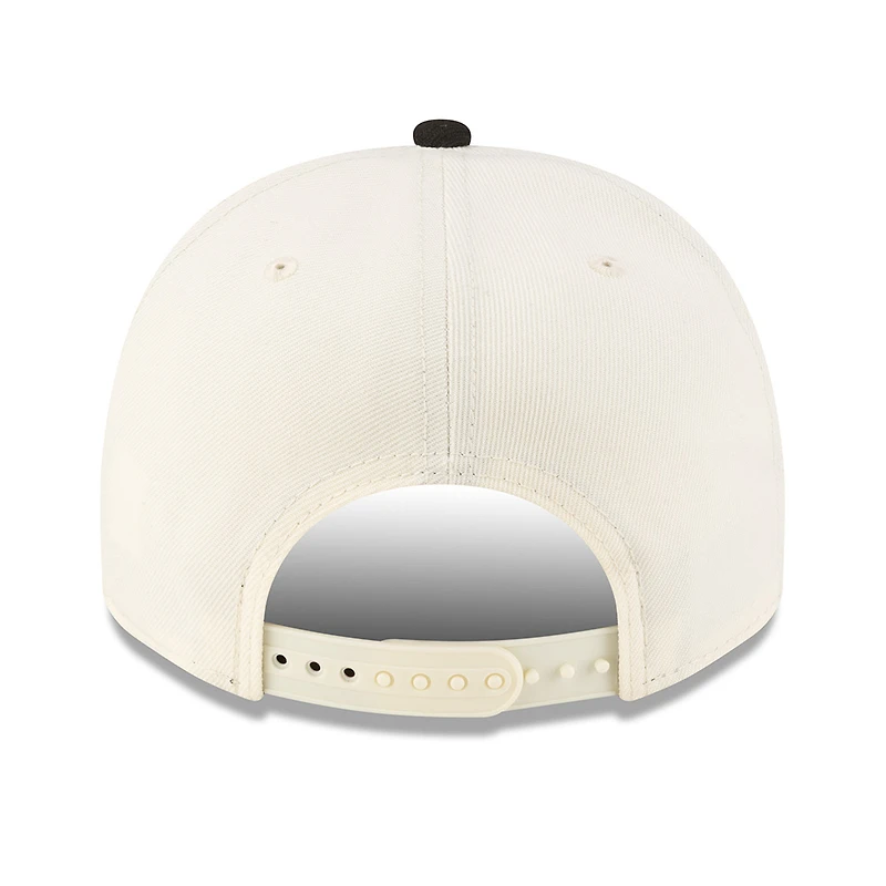 Mexico Chrome and Black 2Tone Red Outline with Mexico Flag Patch New Era 9FIFTY A-Frame Snapback Hat