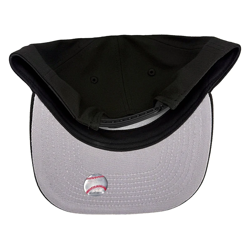 Los Angeles Dodgers Black and White Back to Back Champions Patch Grey UV New Era 9FIFTY A-Frame Snapback Hat