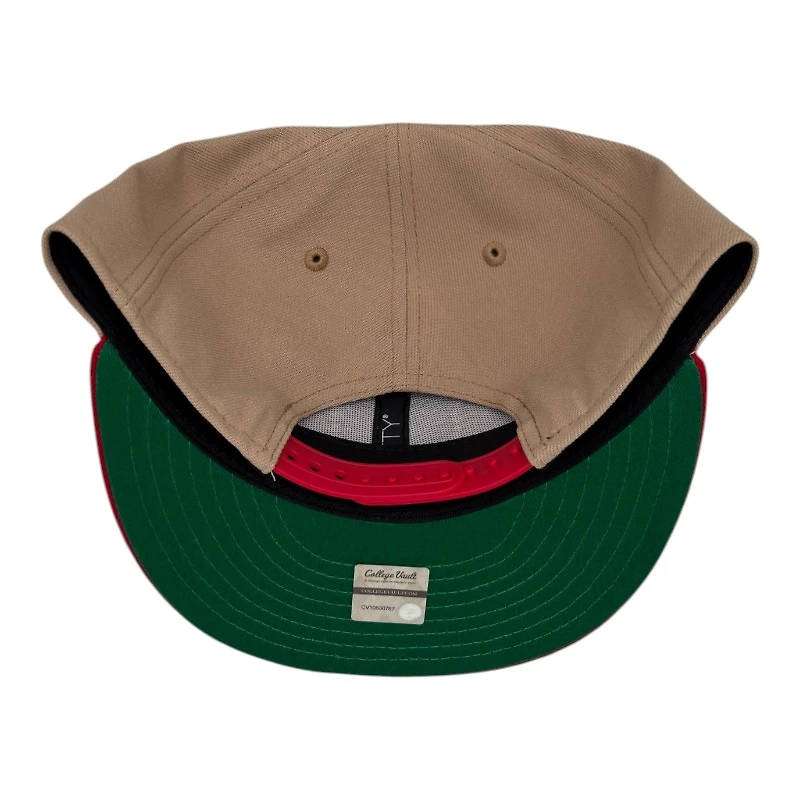 Utah Utes Khaki and Red "The U" New Era 9FIFTY Snapback