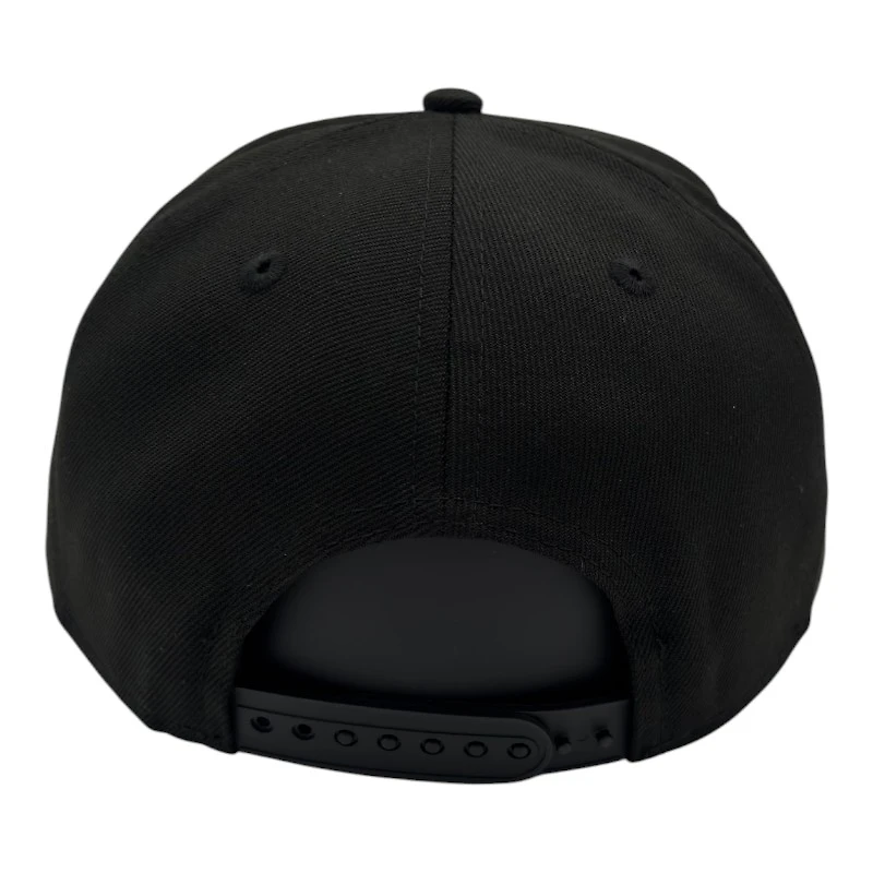 Utah Utes White on Black New Era 9FIFTY A-Frame Snapback Hat