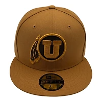 Utah Utes Bronze with Brown UV NCAA New Era 59FIFTY Fitted Hat