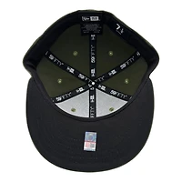 Utah Utes Olive with Black UV NCAA New Era 59FIFTY Fitted Hat