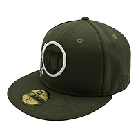 Utah Utes Olive with Black UV NCAA New Era 59FIFTY Fitted Hat